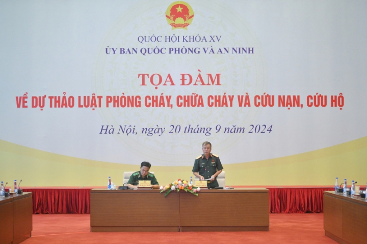 Tọa đàm về dự thảo Luật Phòng cháy chữa cháy và cứu nạn, cứu hộ